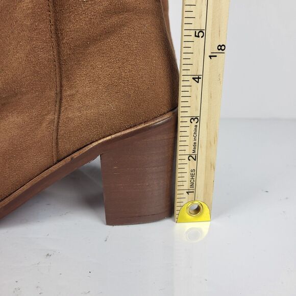 Seychelles Paradise City Leather Over the Knee Boots Brown Size 8 - Picture 2 of 16